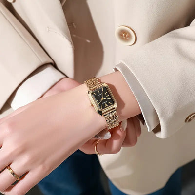 Zara | Luxe Gold Link Watch