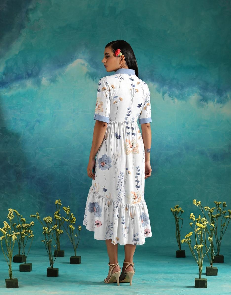 Elara | Chic Printed Maxi Dress