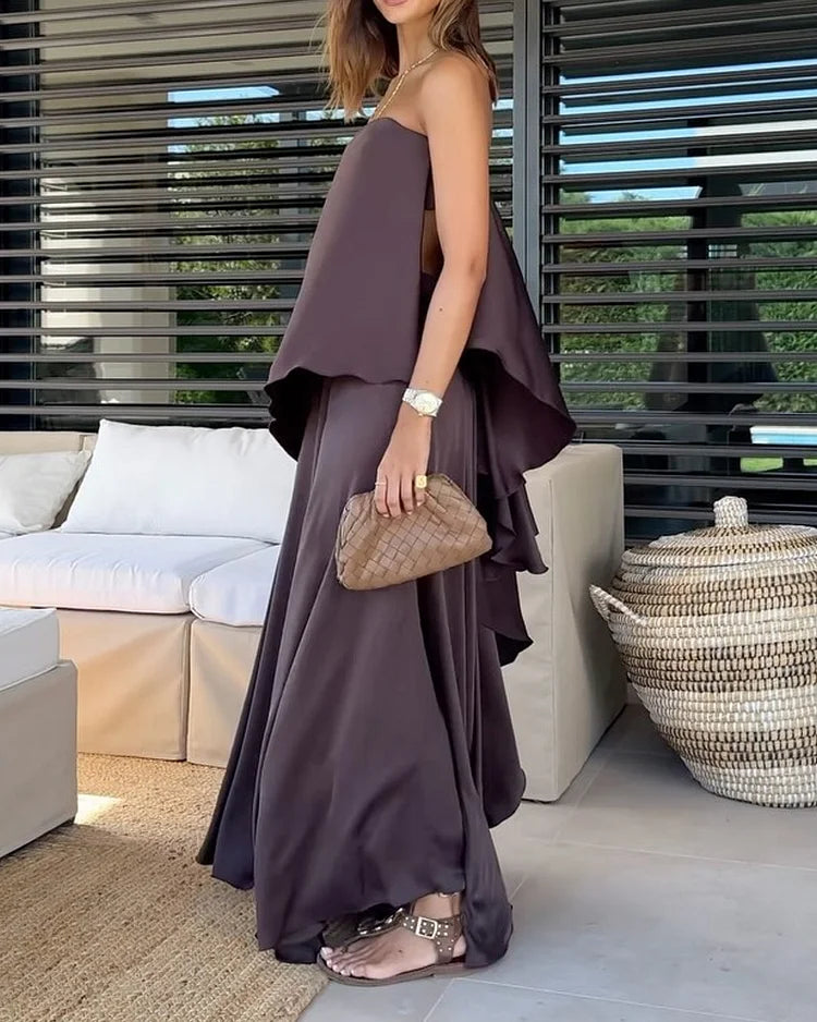 Mira | Chic Layered Skirt Set