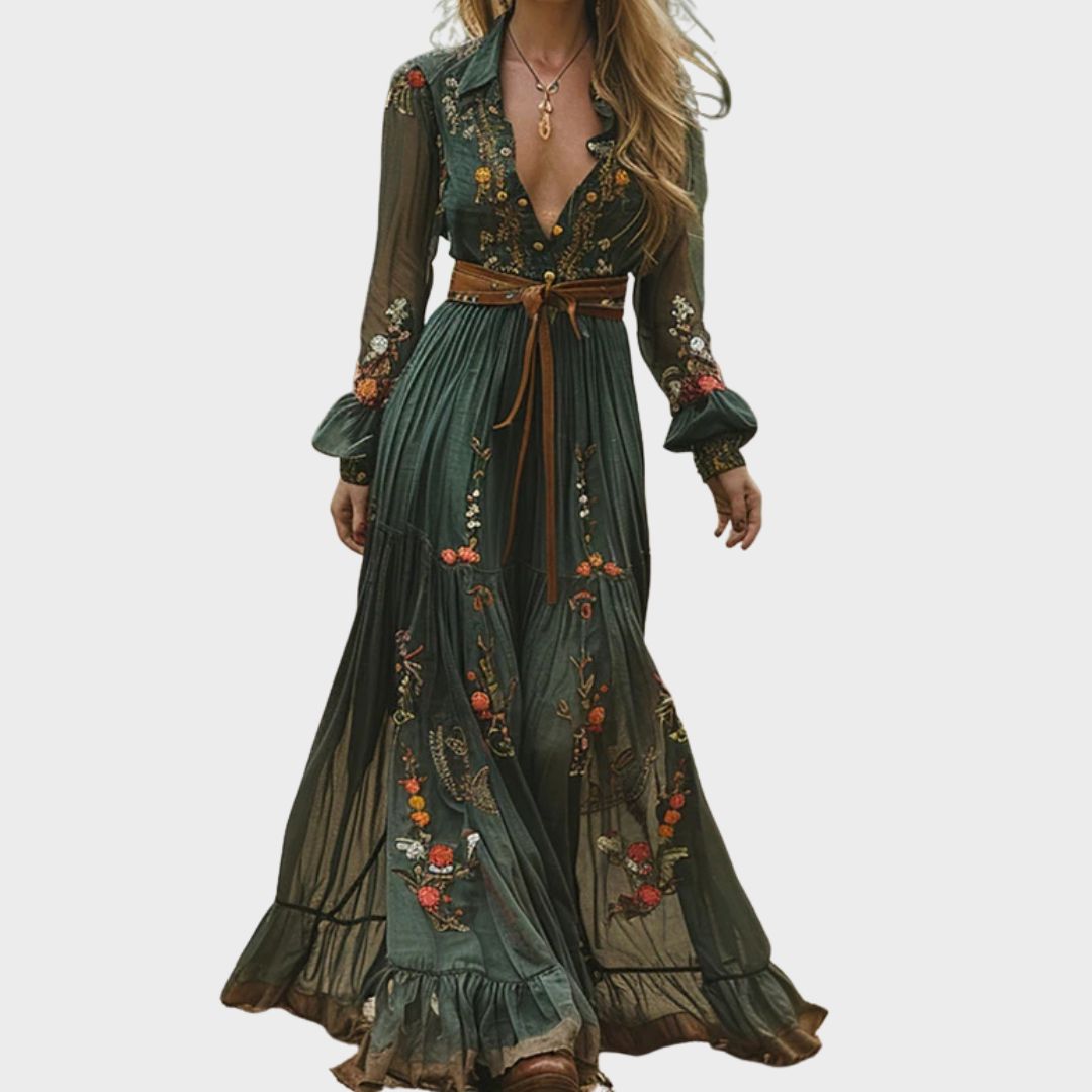 Luna | Boho Chic Maxi Dress