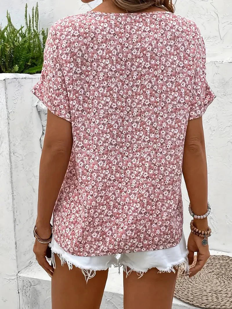 Flora | Wildflower Notch Blouse