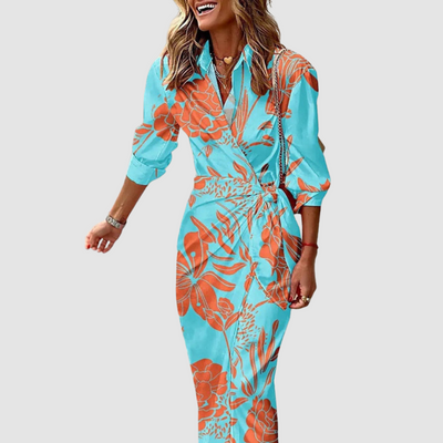 Elysia | Chic Striped Dress