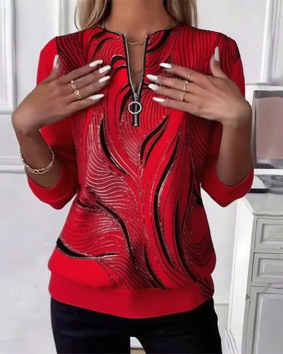 Juno | Casual Printed Sweatshirt