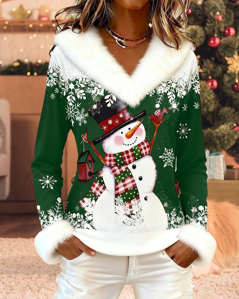 Frosty | Festive Snowman Top