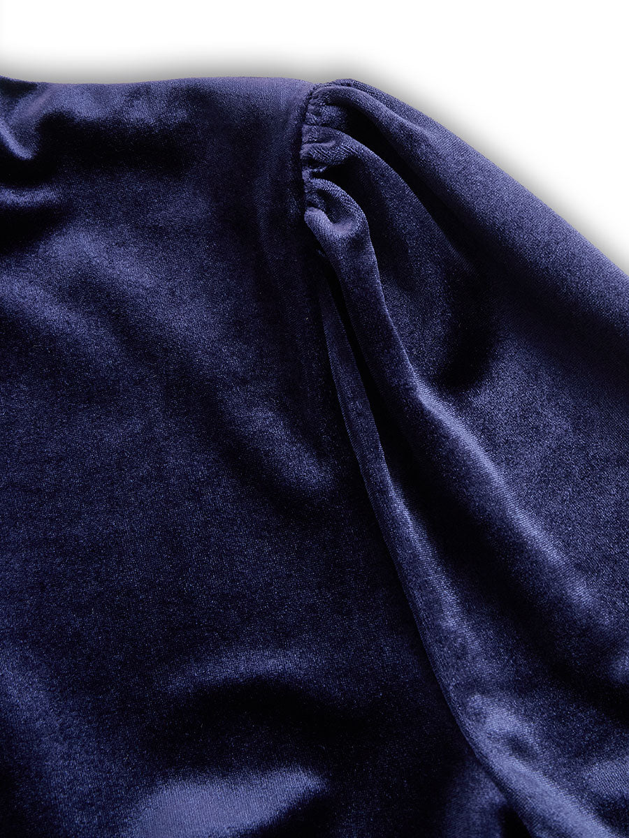 Elara | Chic Navy Midi Dress