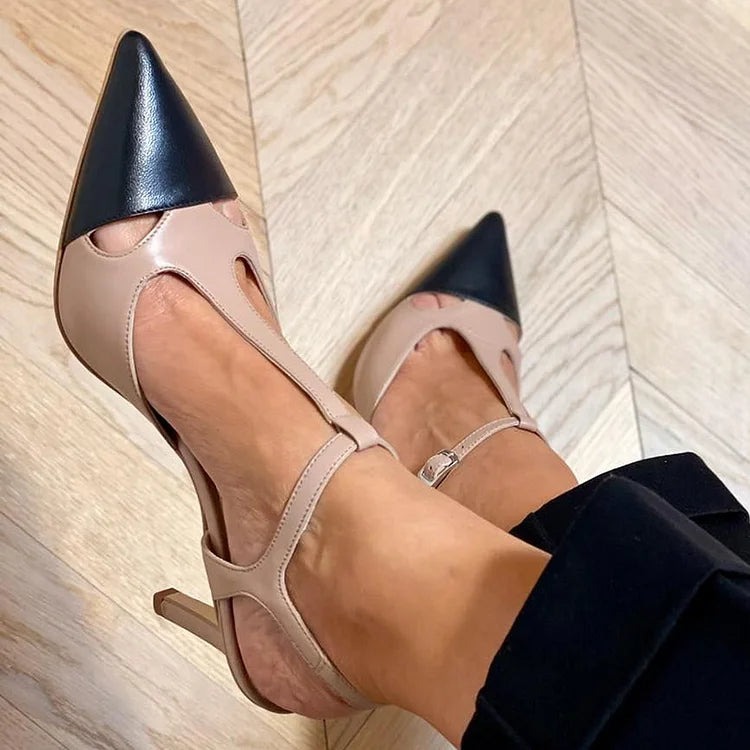 Zara | Chic Two-Tone Court Shoes