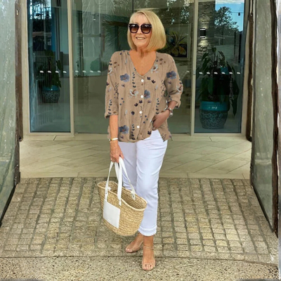 Jasmine | Chic Printed Tunic Top