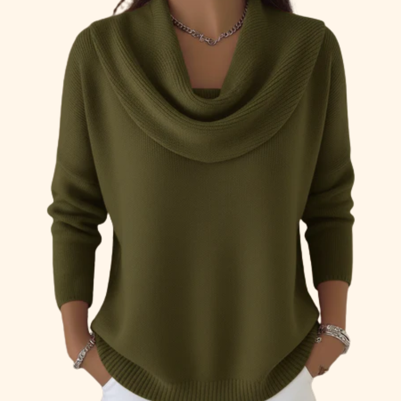 Elara | Chic Collar Sweater