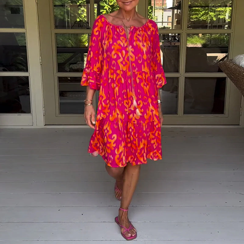 Cleo | Effortless Printed Dress