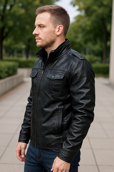 Ryder | Chic PU Biker Jacket