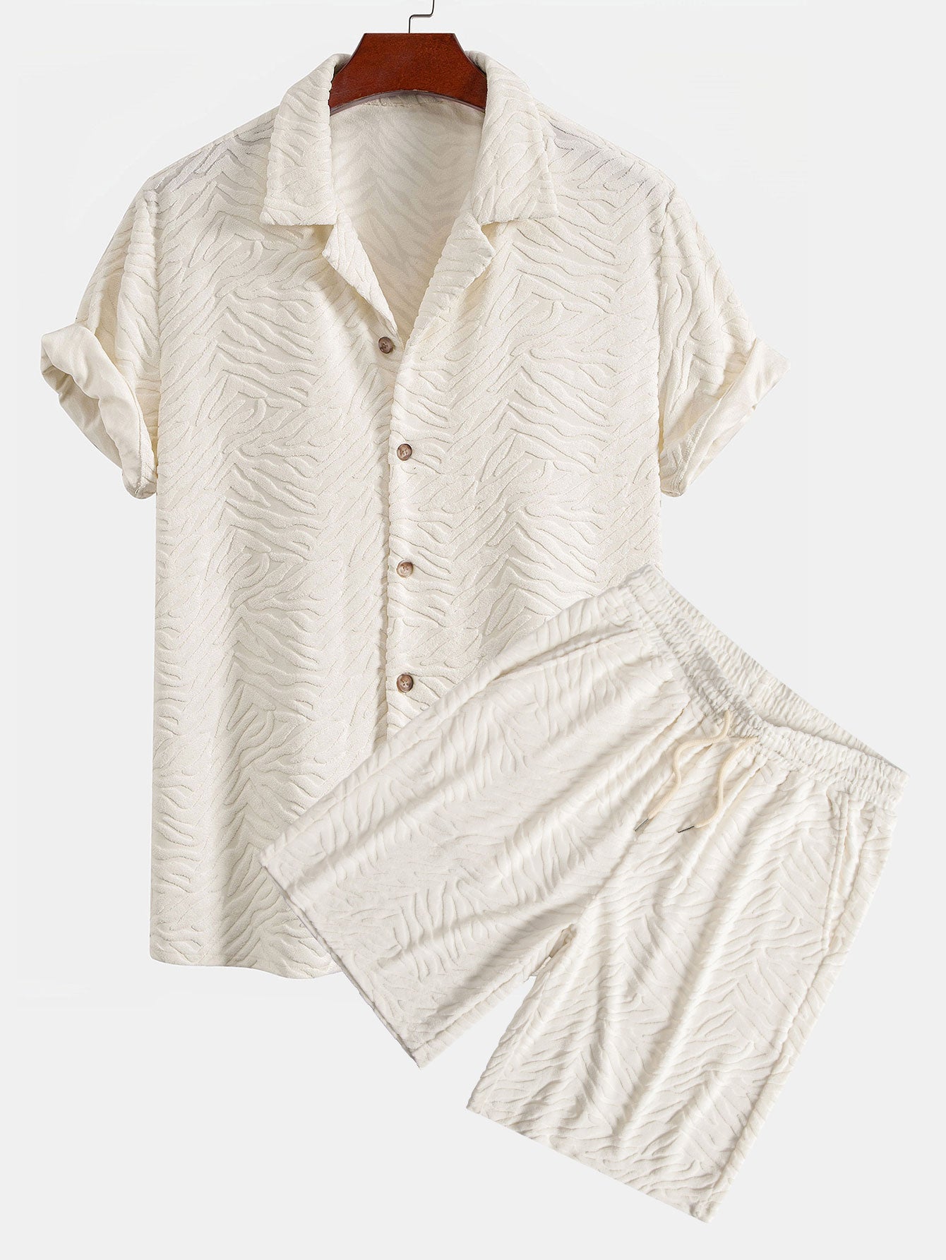 Cove | Animal Print Shirt & Shorts