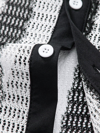 Breezy | Striped Button-Up Shirt