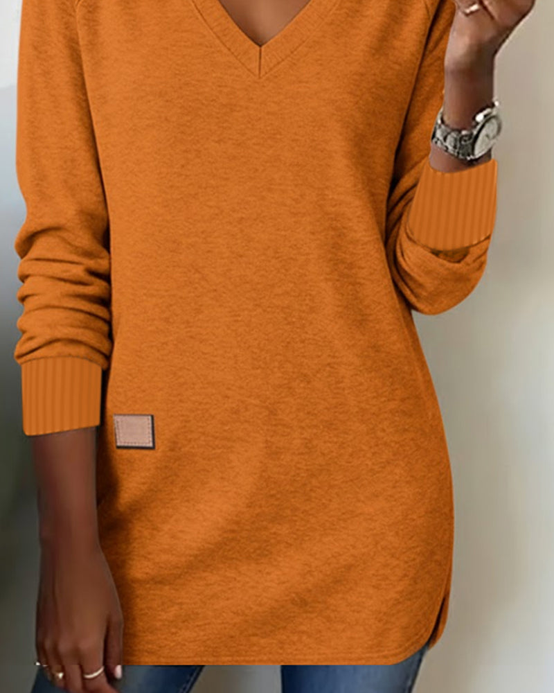 Maverick | Chic V-Neck Sweatshirt