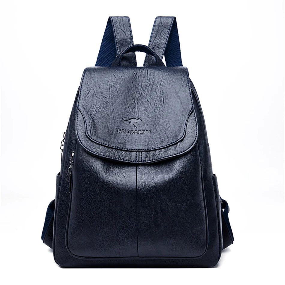 Riley | Chic Leather Backpack
