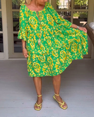 Cleo | Effortless Printed Dress