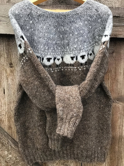Woolly | Cozy Jacquard Winter Sweater