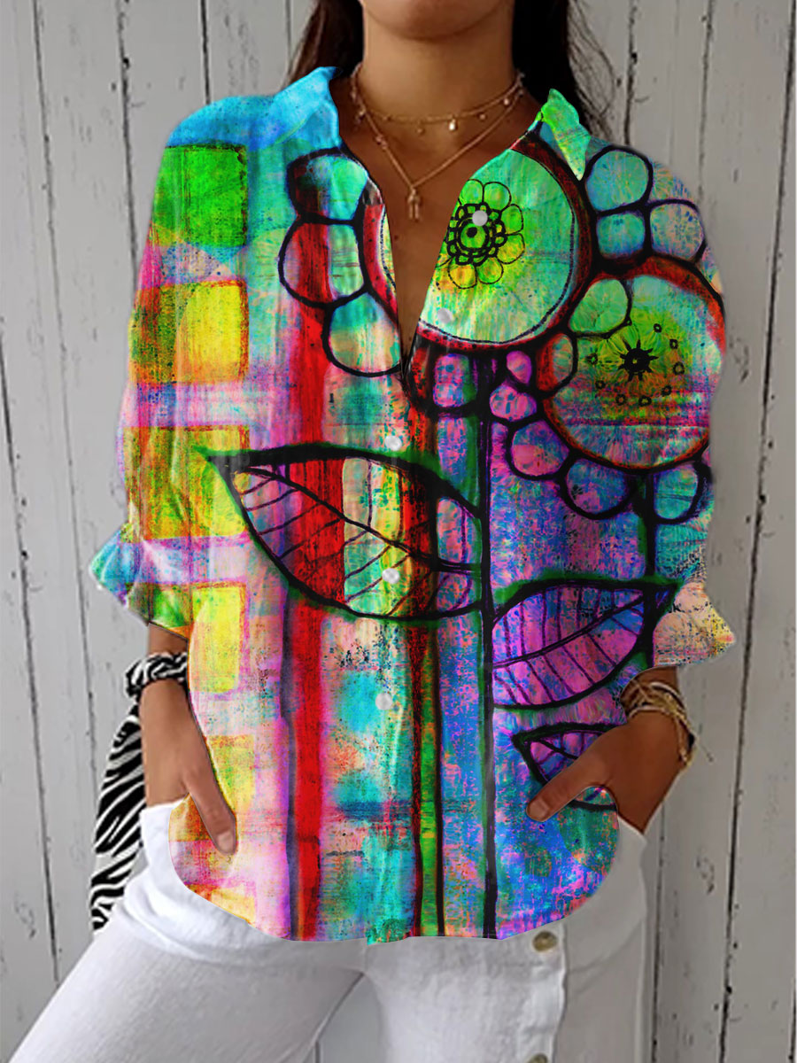 Fleur | Vibrant Floral Blouse