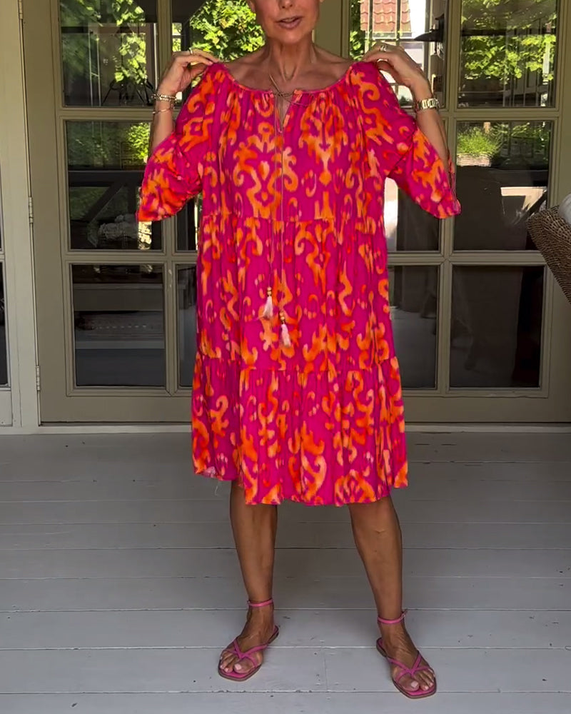 Cleo | Effortless Printed Dress