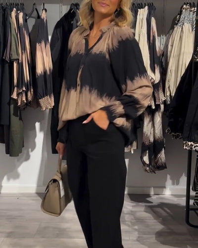 Breezy | Vintage Colour Block Blouse