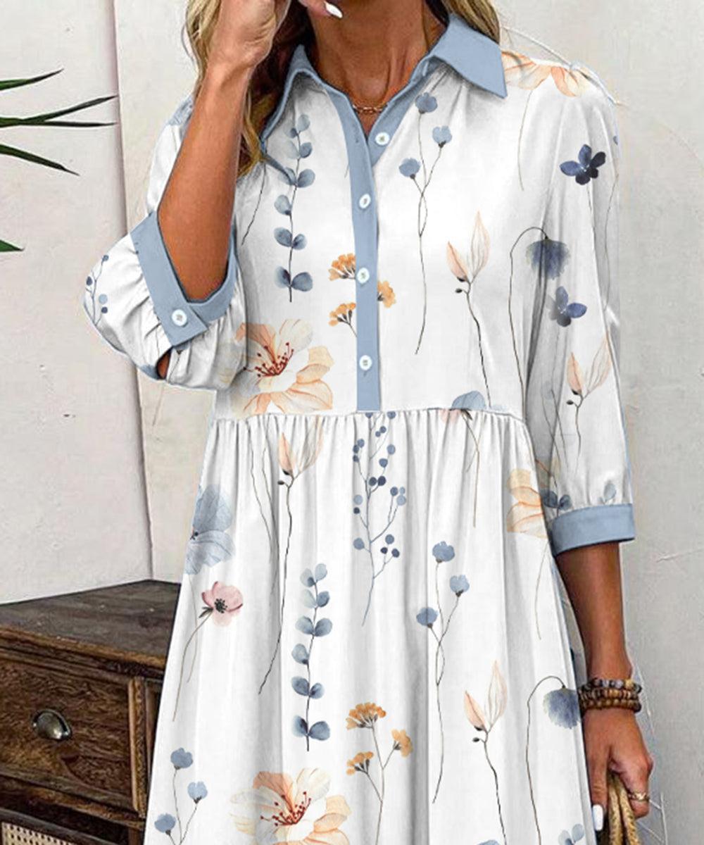 Elara | Chic Printed Maxi Dress