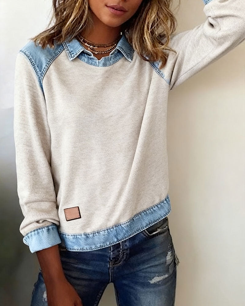 Luxe | Chic Long-Sleeved Blouse