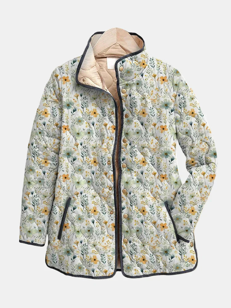 Flora | Charming Floral Quilted Jacket
