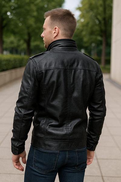 Ryder | Chic PU Biker Jacket