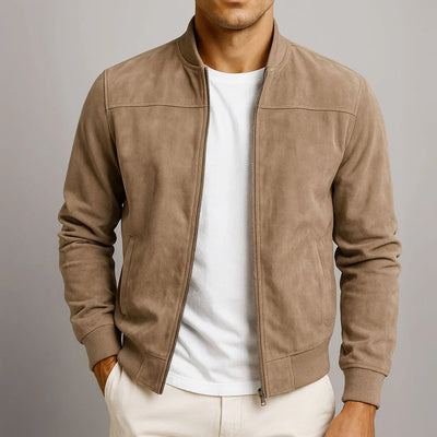 Ryder | Luxe Suede Bomber Jacket