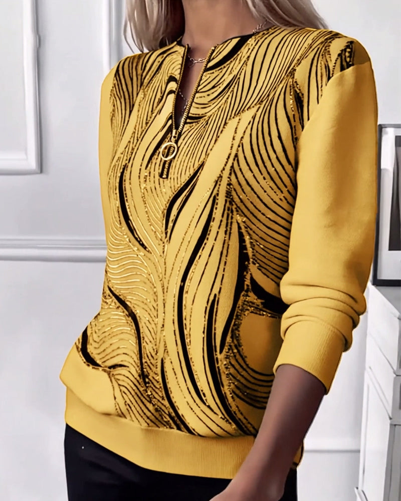 Juno | Casual Printed Sweatshirt