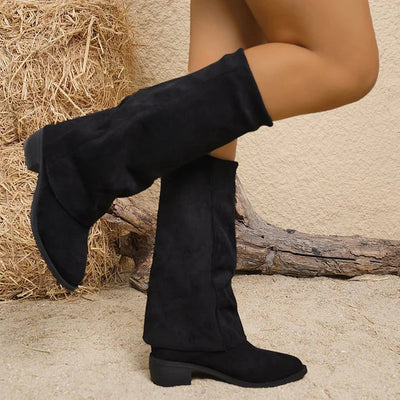 Nala | Suede Knee-High Boots