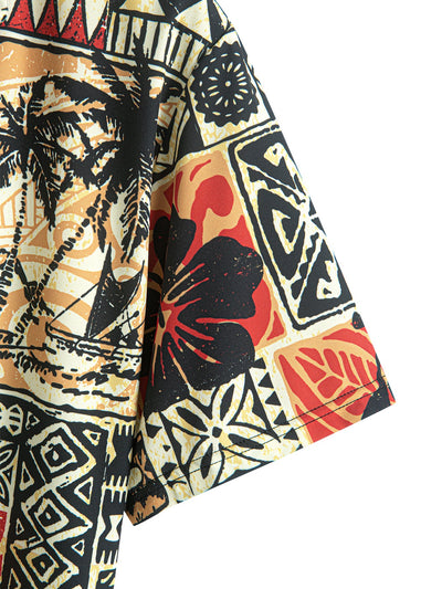 Coastal | Ethnic Print Shirt & Shorts