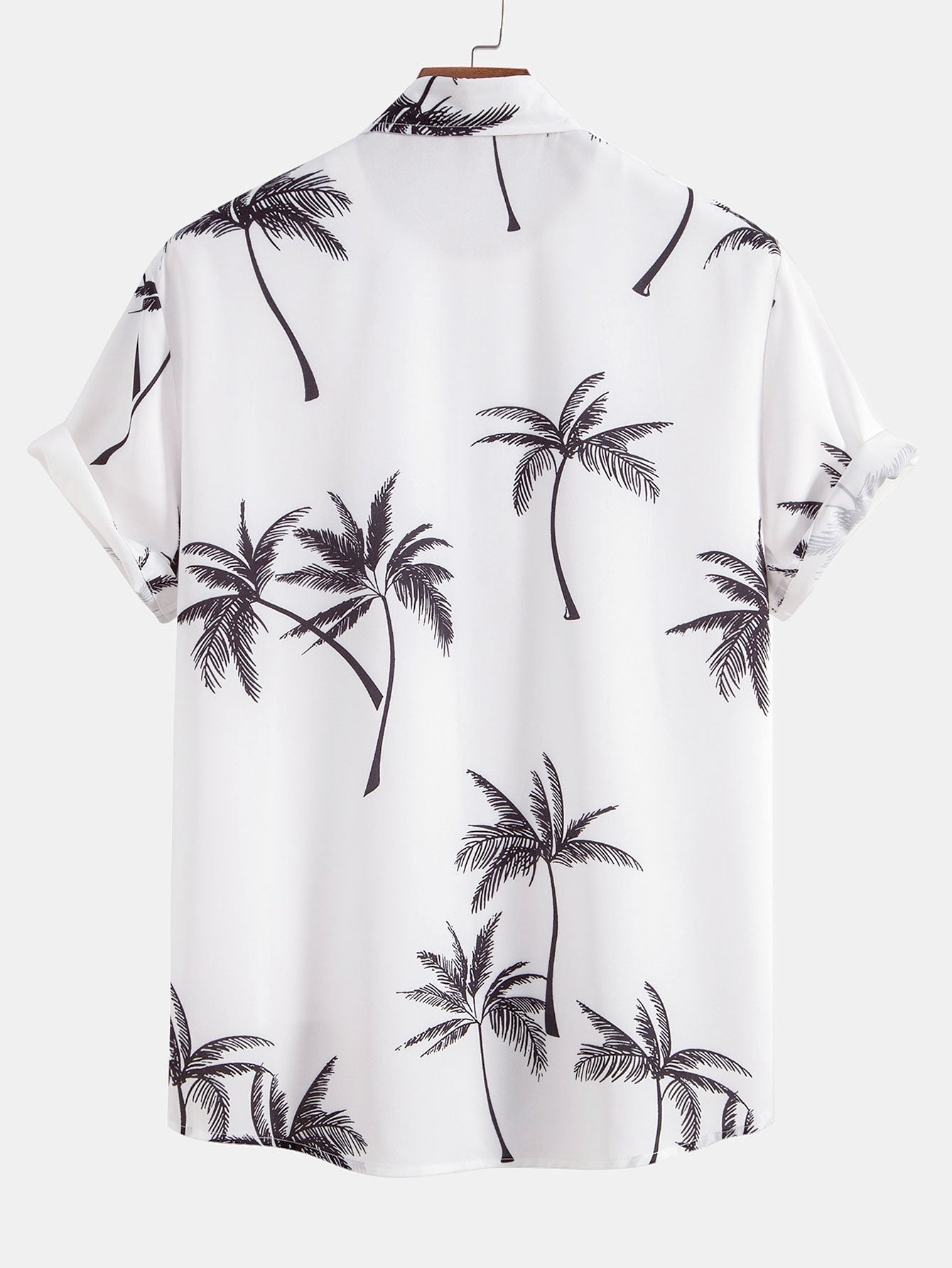 Coastal | Palm Print Shirt & Swim Shorts