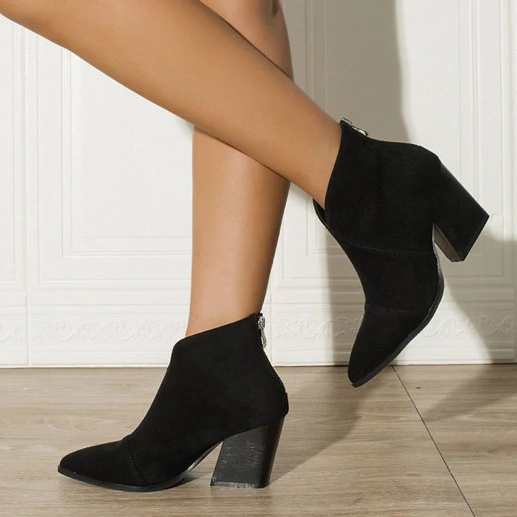 Cleo | Elegant Suede Ankle Boots