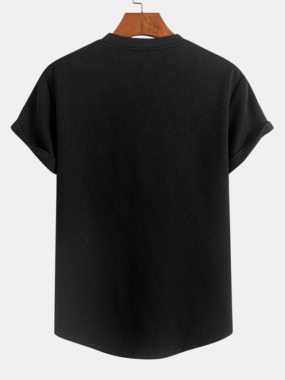 Aura | Stylish Jacquard T-Shirt Set