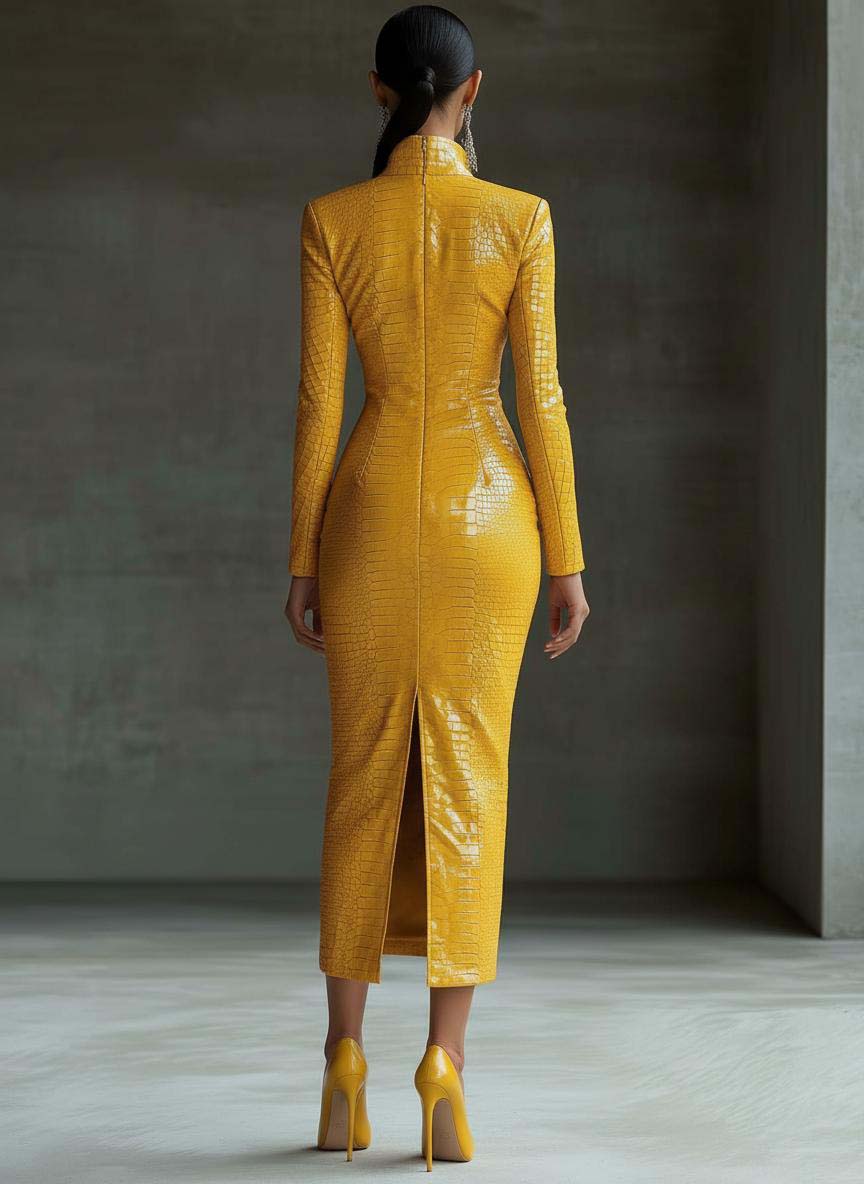 Zara | Chic Bodycon Midi Dress