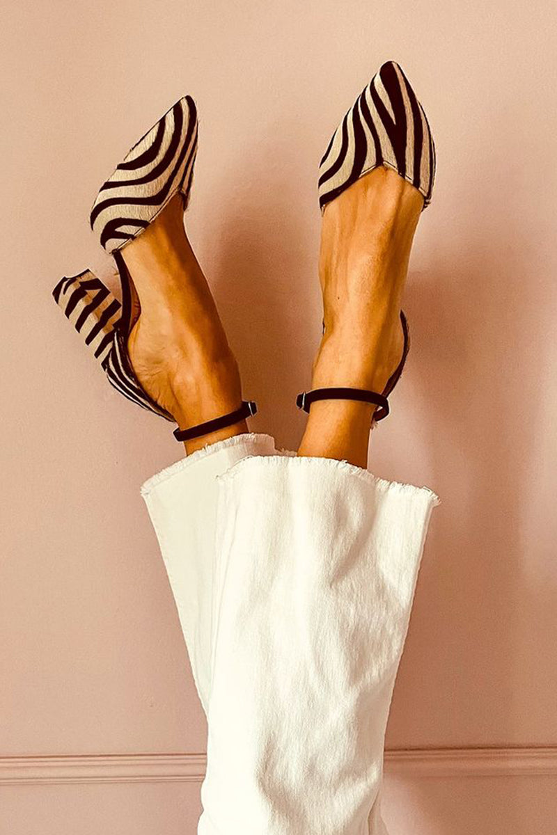 Zara | Chic Zebra Print Sandals