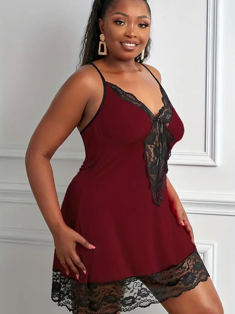 Sophie | Lace V-neck Nightdress
