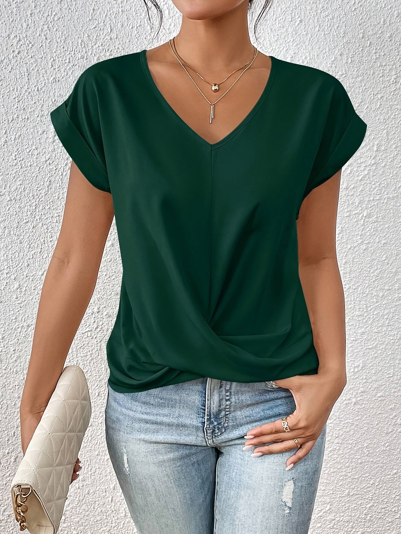Luna | Elegant Twist-Front Top