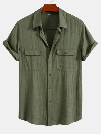 Breezy | Utility Shirt & Linen Trousers