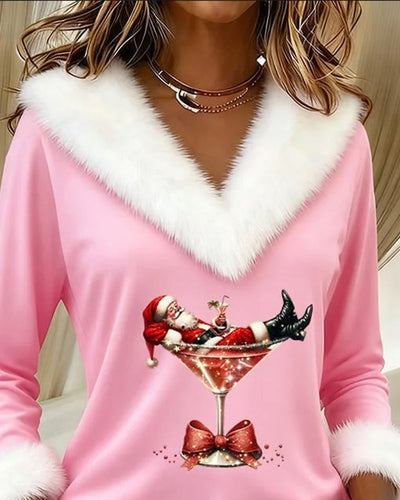 Cozy | Festive Long Sleeve Top