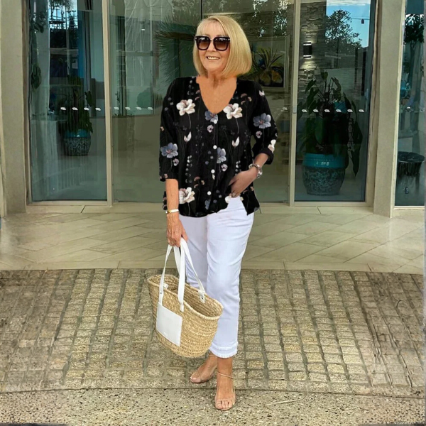 Jasmine | Chic Printed Tunic Top