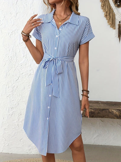 Mira | Stylish Striped Dress