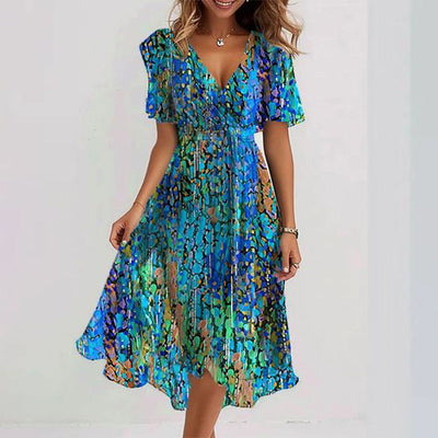 Azure | Chic Breezy Midi Dress