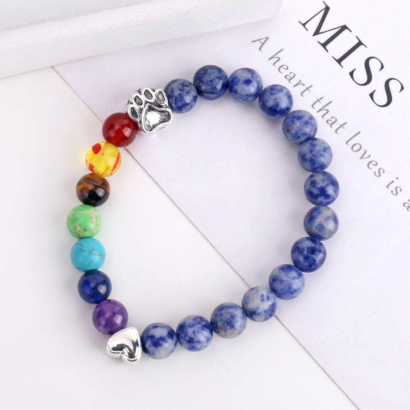 Elysium | Vibrant Chakra Pet Bracelet