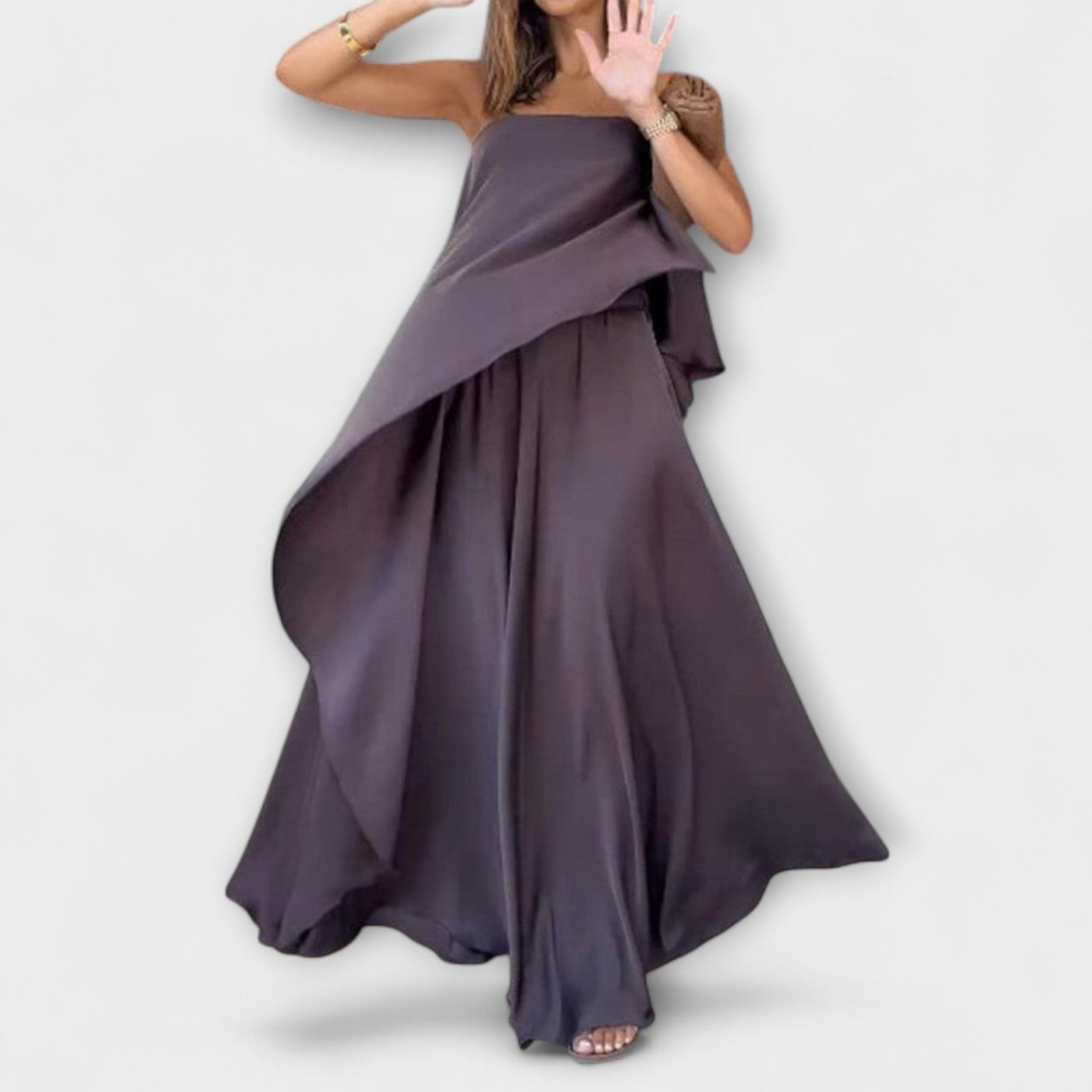 Ruby | Chic Bandeau Top & Skirt