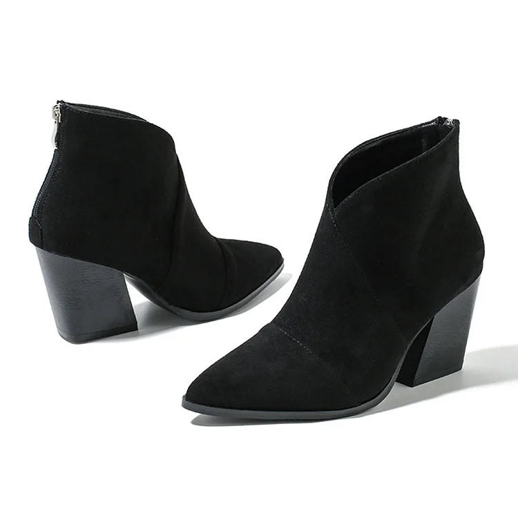 Cleo | Elegant Suede Ankle Boots