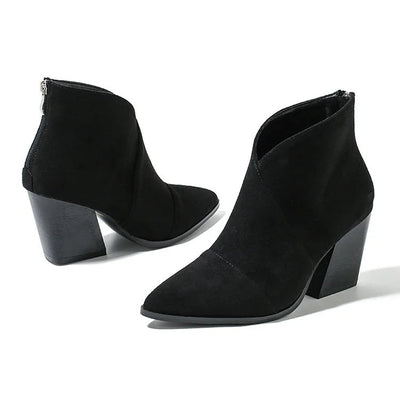 Cleo | Elegant Suede Ankle Boots
