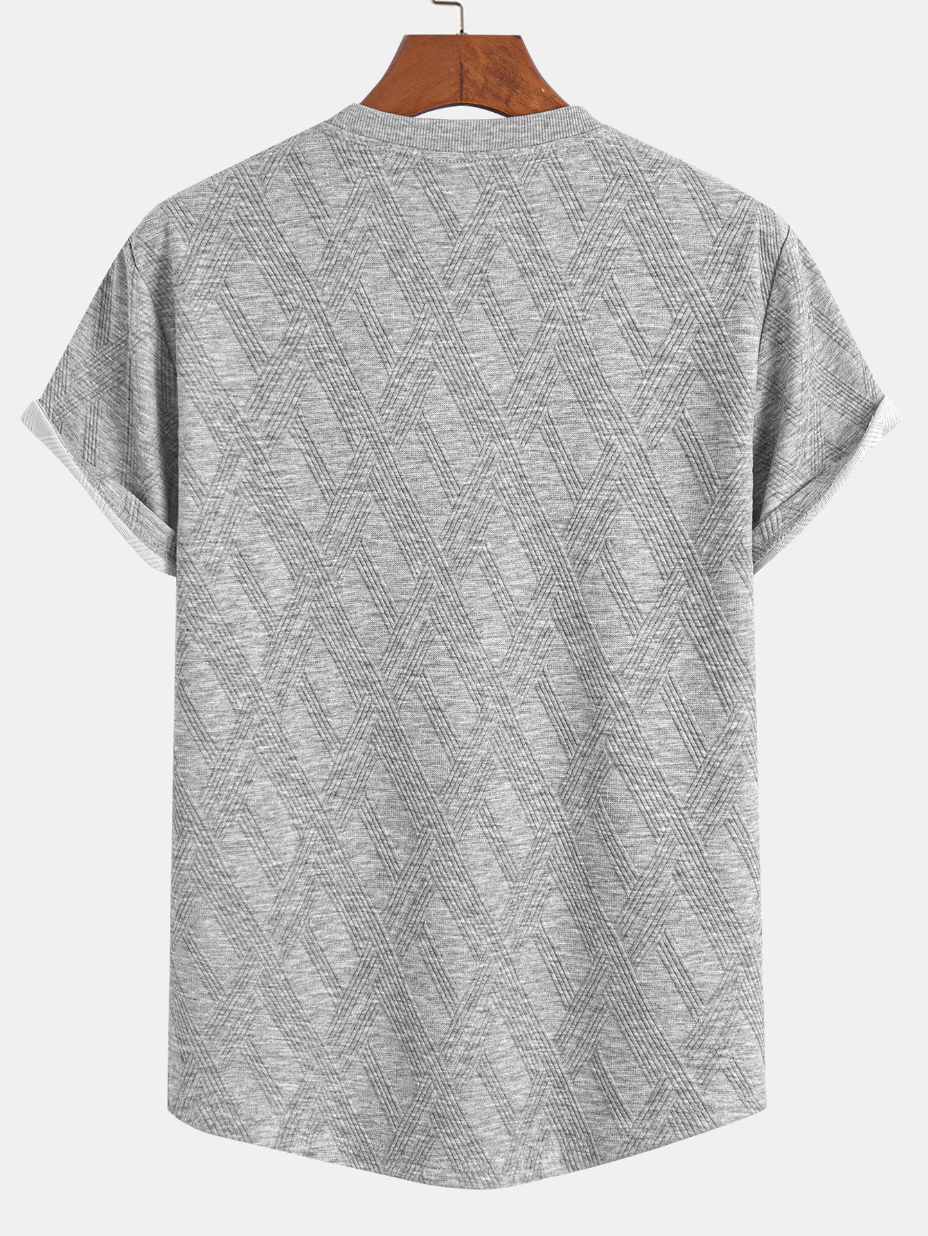 Aura | Stylish Jacquard T-Shirt Set