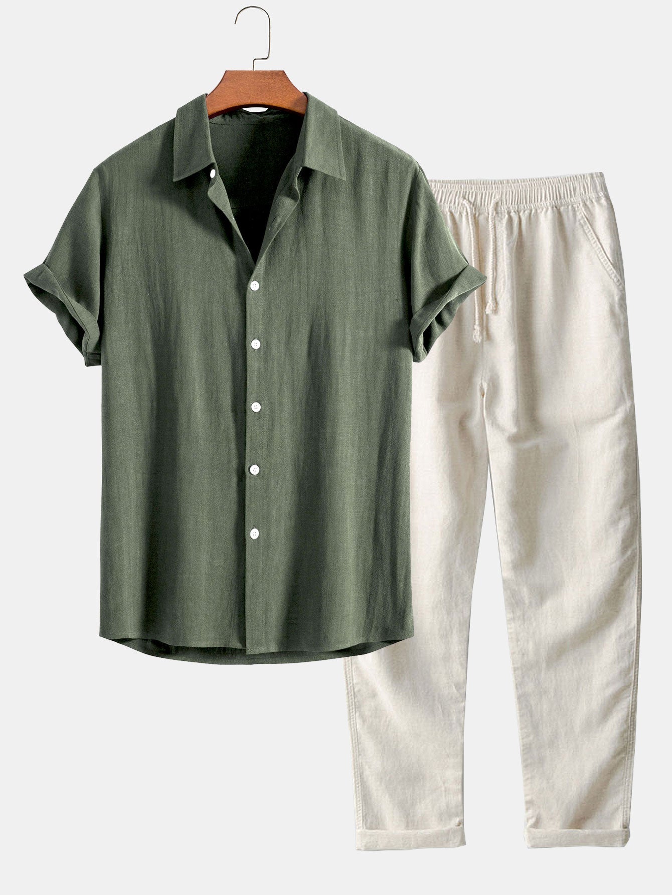 Breeze | Linen Blend Shirt & Trousers