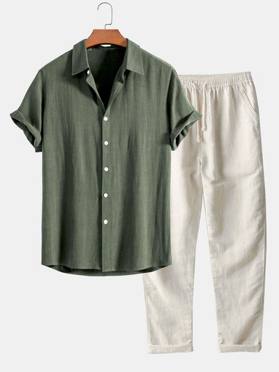 Breeze | Linen Blend Shirt & Trousers